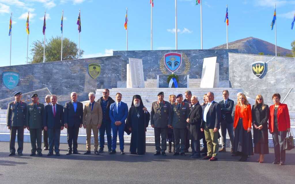 Ο Δήμαρχος Ξάνθης στην τελετή Αποκαλυπτηρίων  του νέου Μνημείου Πεσόντων του Δ’ΣΣ