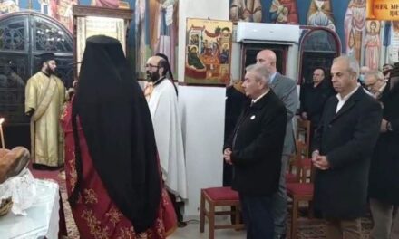 Δημαρχόπουλος και Μελισσόπουλος τίμησαν τον Άγιο Σάββα