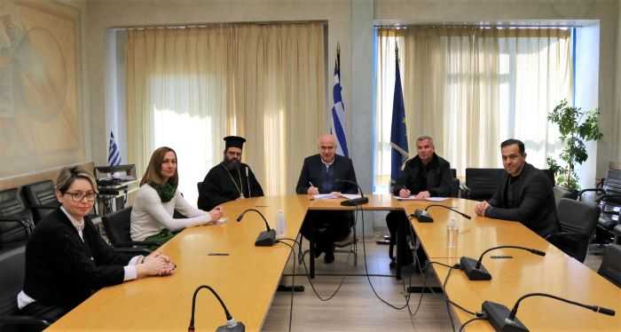 Υπογράφηκε από τον Περιφερειάρχη Χρήστο Μέτιο η σύμβαση του έργου για την αποκατάσταση του Μητροπολιτικού Μεγάρου της Μητρόπολης Μαρωνείας και Κομοτηνής