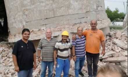 Κατεδαφίστηκε ο παλαιός υδατόπυργος στον οικισμό Μάγγανα Δήμου Τοπείρου