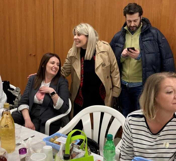 Η Μαίρη Τσιακίρογλου στον δήμο Μύκης για ευχές και στο Όλβιο για τις πανηγυρικές εκδηλώσεις.