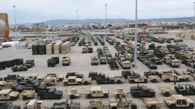 Λιμάνι Αλεξανδρούπολης: Μεγάλη επιχείρηση μεταφοράς 600 στρατιωτικών οχημάτων