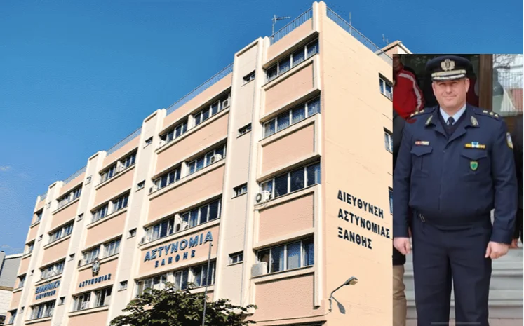 Νέος Αστυνομικός Διευθυντής στην Ξάνθη ο Κωνσταντίνος Ρίζος