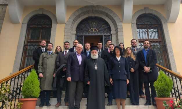 Οι σπουδαστές της σχολής διπλωματών επισκέφθηκαν τον Μητροπολίτη Ξάνθης και Περιθεωρίου