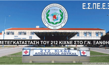 «Μετακομίζει» το Κινητό Στρατιωτικό Νοσοκομείο, στο Νοσοκομείο της Ξάνθης;