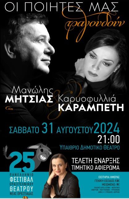 Ο Πολιτισμός δεν έχει σύνορα, τα Σύνορα όμως ΕΧΟΥΝ Πολιτισμό – 25 χρόνια Πανελλήνιο Φεστιβάλ Ερασιτεχνικού Θεάτρου Νέας Ορεστιάδας