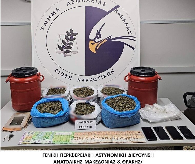 -6- κιλά ακατέργαστης κάνναβης σε δύσβατη δασική περιοχή της Καβάλας 