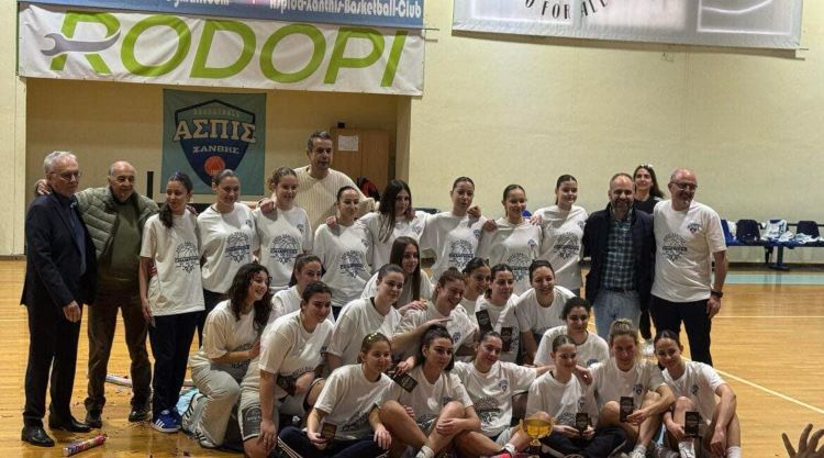 Ο Δήμος Ξάνθης Συγχαίρει τη Γυναικεία Ομάδα της Ασπίδας για την Άνοδο στην Α2