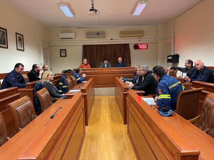 Σύσκεψη του Τοπικού Επιχειρησιακού Συντονιστικού  Οργάνου Πολιτικής Προστασίας του Δήμου Ξάνθης  ενόψει της αντιπυρικής περιόδου 2025