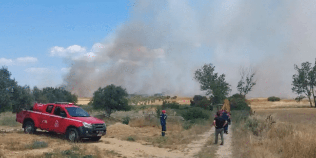 Πυρκαγιά στα Άβδηρα Ξάνθης