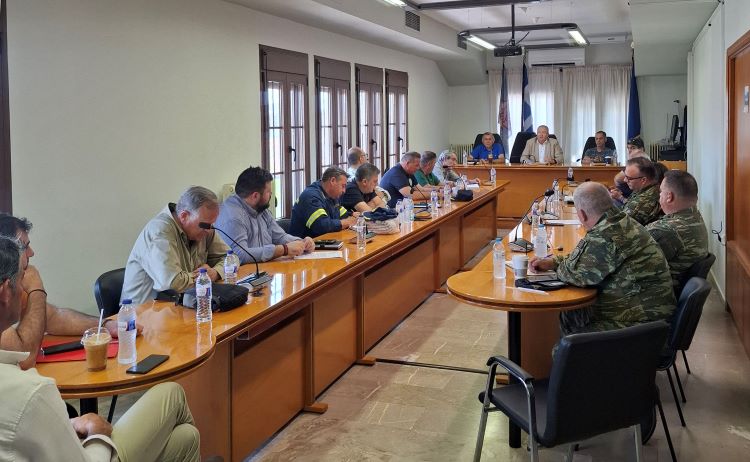 Συνεδρίαση Τοπικού Επιχειρησιακού Συντονιστικού Οργάνου Πολιτικής Προστασίας στον Δήμο Τοπείρου ενόψει της αντιπυρικής περιόδου