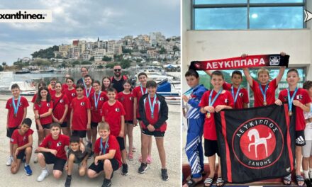Βροχή μεταλλίων και ατομικών ρεκόρ για τους μικρούς κολυμβητές από τον Λεύκιππο Ξάνθης