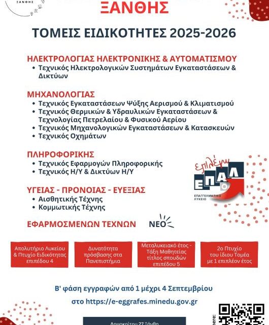 ΕΣΠΕΡΙΝΟ ΕΠΑΛ ΞΑΝΘΗΣ