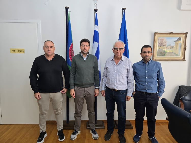 ΕΠΙΣΚΕΨΗ ΤΟΥ ΣΥΛΛΟΓΟΥ ΜΗΧΑΝΙΚΩΝ ΤΕΧΝΟΛΟΓΙΚΟΥ ΤΟΜΕΑ  ΑΝΩΤΑΤΗΣ ΕΚΠΑΙΔΕΥΣΗΣ ΔΗΜΟΣΙΩΝ ΥΠΑΛΛΗΛΩΝ  ΚΑΒΑΛΑΣ-ΞΑΝΘΗΣ-ΔΡΑΜΑΣ ΜΕ ΤΟΝ ΔΗΜΑΡΧΟ ΞΑΝΘΗΣ  