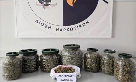 Από αστυνομικούς του Τμήματος Δίωξης και Εξιχνίασης Εγκλημάτων Καβάλας συνελήφθη ημεδαπός για κατοχή ναρκωτικών