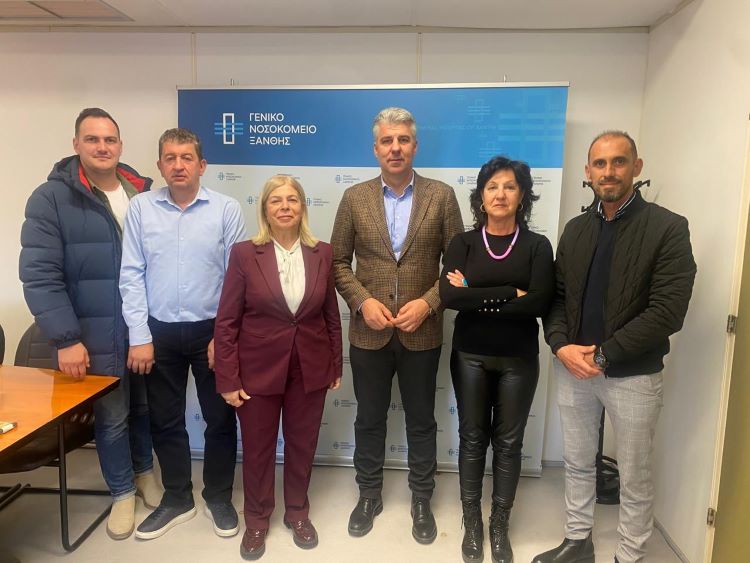 Εξοπλισμός νέας γενιάς και οικονομική στήριξη του ιατρικού προσωπικού στο Νοσοκομείο Ξάνθης από την Περιφέρεια ΑΜΘ-Συνάντηση Περιφερειάρχη με τη διοικήτρια